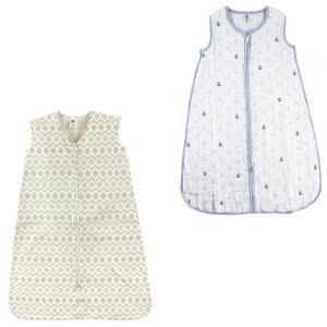 image:imageWearable Sleeping Bag Muslin amp Jersey Cotton 2PackAnchorAztec
