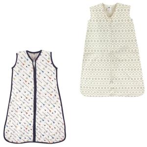 image:imageWearable Sleeping Bag Muslin amp Jersey Cotton 2PackArrowsAztec