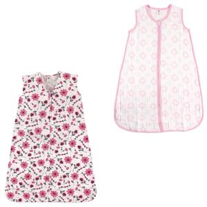 image:imageWearable Sleeping Bag Muslin amp Jersey Cotton 2PackDamaskBotanical