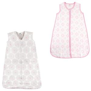 image:imageWearable Sleeping Bag Muslin amp Jersey Cotton 2PackDamaskModern Floral
