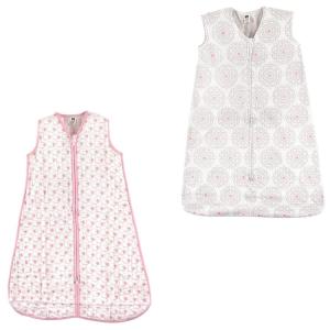 image:imageWearable Sleeping Bag Muslin amp Jersey Cotton 2PackPink SheepModern Floral