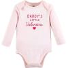 image:imageHudson Baby Baby Girls Cotton Longsleeve Bodysuits 3packBe Mine Valentine