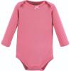 image:imageHudson Baby Baby Girls Cotton Longsleeve Bodysuits 3packBlush Rose Leopard