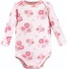 image:imageHudson Baby Baby Girls Cotton Longsleeve Bodysuits 3packBlush Rose Leopard