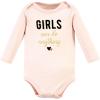 image:imageHudson Baby Baby Girls Cotton Longsleeve Bodysuits 3packCinnamon Hearts