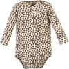 image:imageHudson Baby Baby Girls Cotton Longsleeve Bodysuits 3packCinnamon Hearts