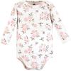image:imageHudson Baby Baby Girls Cotton Longsleeve Bodysuits 3packCinnamon Pink Prints