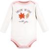 image:imageHudson Baby Baby Girls Cotton Longsleeve Bodysuits 3packCream Fall
