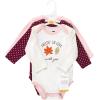 image:imageHudson Baby Baby Girls Cotton Longsleeve Bodysuits 3packCream Fall