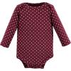 image:imageHudson Baby Baby Girls Cotton Longsleeve Bodysuits 3packCream Fall