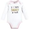 image:imageHudson Baby Baby Girls Cotton Longsleeve Bodysuits 3packDaddys Princess