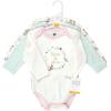 image:imageHudson Baby Baby Girls Cotton Longsleeve Bodysuits 3packEnchanted Forest Dream
