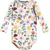 image:imageHudson Baby Baby Girls Cotton Longsleeve Bodysuits 3packFall Botanical