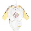 image:imageHudson Baby Baby Girls Cotton Longsleeve Bodysuits 3packFall Botanical Mini
