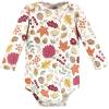 image:imageHudson Baby Baby Girls Cotton Longsleeve Bodysuits 3packFall Squirrel