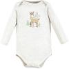 image:imageHudson Baby Baby Girls Cotton Longsleeve Bodysuits 3packForest Deer