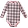 image:imageHudson Baby Baby Girls Cotton Longsleeve Bodysuits 3packGirl Baby Bear