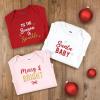image:imageHudson Baby Baby Girls Cotton Longsleeve Bodysuits 3packGirl Christmas Sayings