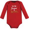 image:imageHudson Baby Baby Girls Cotton Longsleeve Bodysuits 3packGirl Christmas Sayings