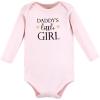 image:imageHudson Baby Baby Girls Cotton Longsleeve Bodysuits 3packGirl Daddy