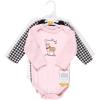 image:imageHudson Baby Baby Girls Cotton Longsleeve Bodysuits 3packGirl Dogs