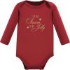 image:imageHudson Baby Baby Girls Cotton Longsleeve Bodysuits 3packGirl Holiday Village