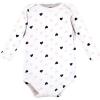 image:imageHudson Baby Baby Girls Cotton Longsleeve Bodysuits 3packGirl Mommy Pink Navy
