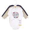 image:imageHudson Baby Baby Girls Cotton Longsleeve Bodysuits 3packGirls Are the Future