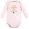 image:imageHudson Baby Baby Girls Cotton Longsleeve Bodysuits 3packGirls World