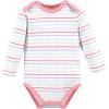 image:imageHudson Baby Baby Girls Cotton Longsleeve Bodysuits 3packGlitter Unicorn