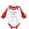 image:imageHudson Baby Baby Girls Cotton Longsleeve Bodysuits 3packHot Cocoa