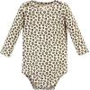 image:imageHudson Baby Baby Girls Cotton Longsleeve Bodysuits 3packLeopard Hearts