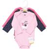 image:imageHudson Baby Baby Girls Cotton Longsleeve Bodysuits 3packLittle Llama