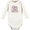 image:imageHudson Baby Baby Girls Cotton Longsleeve Bodysuits 3packLittle Love Flowers