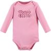 image:imageHudson Baby Baby Girls Cotton Longsleeve Bodysuits 3packLittle Love Flowers