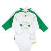 image:imageHudson Baby Baby Girls Cotton Longsleeve Bodysuits 3packLucky Lady