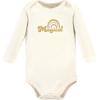 image:imageHudson Baby Baby Girls Cotton Longsleeve Bodysuits 3packMagical Rainbow