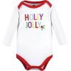 image:imageHudson Baby Baby Girls Cotton Longsleeve Bodysuits 3packMerry and Bright