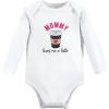 image:imageHudson Baby Baby Girls Cotton Longsleeve Bodysuits 3packMommy Latte
