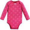 image:imageHudson Baby Baby Girls Cotton Longsleeve Bodysuits 3packMommy Latte