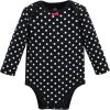 image:imageHudson Baby Baby Girls Cotton Longsleeve Bodysuits 3packMommy Latte