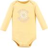 image:imageHudson Baby Baby Girls Cotton Longsleeve Bodysuits 3packPeace Love Flowers