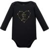 image:imageHudson Baby Baby Girls Cotton Longsleeve Bodysuits 3packPink Dreamer