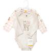 image:imageHudson Baby Baby Girls Cotton Longsleeve Bodysuits 3packPink Enchanted Forest