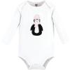 image:imageHudson Baby Baby Girls Cotton Longsleeve Bodysuits 3packPink Penguin