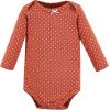 image:imageHudson Baby Baby Girls Cotton Longsleeve Bodysuits 3packPumpkin Spice Date