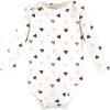 image:imageHudson Baby Baby Girls Cotton Longsleeve Bodysuits 3packRustic Leopard