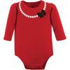 image:imageHudson Baby Baby Girls Cotton Longsleeve Bodysuits 3packScottie Dog