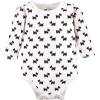 image:imageHudson Baby Baby Girls Cotton Longsleeve Bodysuits 3packScottie Dog