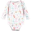image:imageHudson Baby Baby Girls Cotton Longsleeve Bodysuits 3packWoodland Fox